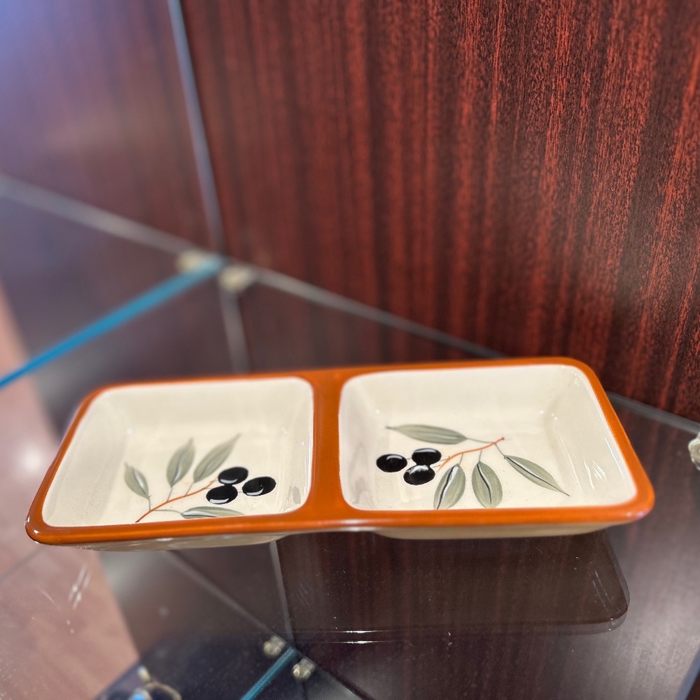 Inspirado StoneLite Clay Olive Small Serving Tray